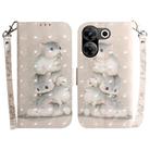For Tecno Camon 20 Pro 5G 3D Colored Horizontal Flip Leather Phone Case(Squirrels) - 1