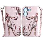 For Tecno Pova 5 3D Colored Horizontal Flip Leather Phone Case(Butterfly High-heeled) - 1