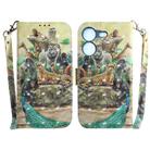 For Tecno Pova 5 3D Colored Horizontal Flip Leather Phone Case(Zoo) - 1