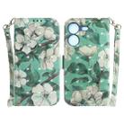 For Tecno Pova 5 3D Colored Horizontal Flip Leather Phone Case(Watercolor Flower) - 1