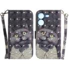 For Tecno Pova 5 3D Colored Horizontal Flip Leather Phone Case(Hug Cat) - 1
