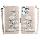 For Tecno Pova 5 3D Colored Horizontal Flip Leather Phone Case(Squirrels) - 1