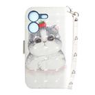 For Tecno Pova 5 3D Colored Horizontal Flip Leather Phone Case(Cute Cat) - 3