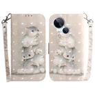 For Tecno Spark 10 5G 3D Colored Horizontal Flip Leather Phone Case(Squirrels) - 1