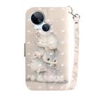 For Tecno Spark 10 5G 3D Colored Horizontal Flip Leather Phone Case(Squirrels) - 3