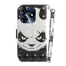 For Tecno Spark 10 Pro 3D Colored Horizontal Flip Leather Phone Case(Angry Bear) - 3