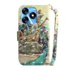 For Tecno Spark 10 / Spark 10C 3D Colored Horizontal Flip Leather Phone Case(Zoo) - 3
