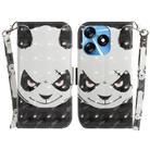 For Tecno Spark 10 / Spark 10C 3D Colored Horizontal Flip Leather Phone Case(Angry Bear) - 1