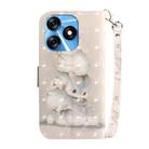 For Tecno Spark 10 / Spark 10C 3D Colored Horizontal Flip Leather Phone Case(Squirrels) - 3