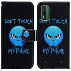 For Nokia XR21 Coloured Drawing Flip Leather Phone Case(Anger) - 1