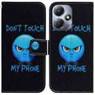 For Infinix Hot 30 Play Coloured Drawing Flip Leather Phone Case(Anger) - 1