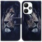 For Infinix Hot 30i Coloured Drawing Flip Leather Phone Case(Lion) - 1