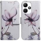 For Infinix Hot 30i Coloured Drawing Flip Leather Phone Case(Magnolia) - 1