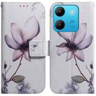 For Infinix Smart 7 African Coloured Drawing Flip Leather Phone Case(Magnolia) - 1