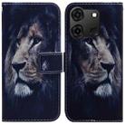 For Infinix Smart 7 India / 7 Plus Coloured Drawing Flip Leather Phone Case(Lion) - 1