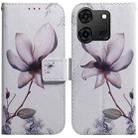 For Infinix Smart 7 India / 7 Plus Coloured Drawing Flip Leather Phone Case(Magnolia) - 1