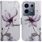 For Infinix Note 30 VIP Coloured Drawing Flip Leather Phone Case(Magnolia) - 1