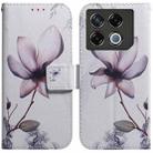 For Infinix GT 20 Pro Coloured Drawing Flip Leather Phone Case(Magnolia) - 1