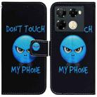 For Infinix Note 40 Pro 5G / 40 Pro 4G Coloured Drawing Flip Leather Phone Case(Anger) - 1