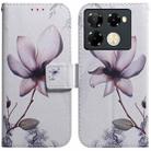 For Infinix Note 40 Pro 5G / 40 Pro 4G Coloured Drawing Flip Leather Phone Case(Magnolia) - 1