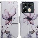 For Infinix Note 40 Pro+ 5G Coloured Drawing Flip Leather Phone Case(Magnolia) - 1