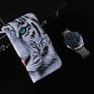 For Infinix Note 40 4G Coloured Drawing Flip Leather Phone Case(Tiger) - 2