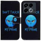 For Infinix Note 40 4G Coloured Drawing Flip Leather Phone Case(Anger) - 1