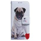 For Infinix Hot 50 4G Coloured Drawing Flip Leather Phone Case(Pug) - 2