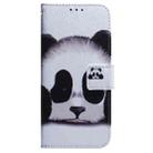 For Infinix Hot 50 5G Coloured Drawing Flip Leather Phone Case(Panda) - 2