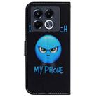 For Infinix Note 40 5G Coloured Drawing Flip Leather Phone Case(Anger) - 3