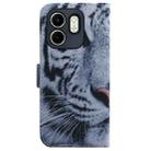 For Infinix Hot 50i / Smart 9 Coloured Drawing Flip Leather Phone Case(Tiger) - 3