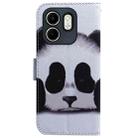 For Infinix Hot 50i / Smart 9 Coloured Drawing Flip Leather Phone Case(Panda) - 3