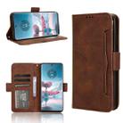 For Motorola Edge 40 Neo 5G Skin Feel Calf Texture Card Slots Leather Phone Case(Brown) - 1