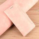 For Motorola Moto G Play 4G 2024 Skin Feel Calf Texture Card Slots Leather Phone Case(Pink) - 2