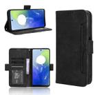 For Motorola Moto G04 / G24 Skin Feel Calf Texture Card Slots Leather Phone Case(Black) - 1