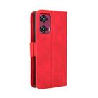 For Motorola Edge 50 Fusion Skin Feel Calf Texture Card Slots Leather Phone Case(Red) - 3