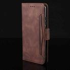 For Motorola Edge 50 Fusion Skin Feel Calf Texture Card Slots Leather Phone Case(Brown) - 2