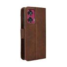 For Motorola Edge 50 Fusion Skin Feel Calf Texture Card Slots Leather Phone Case(Brown) - 3