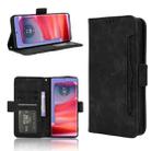 For Motorola Edge 50 Pro Skin Feel Calf Texture Card Slots Leather Phone Case(Black) - 1