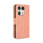 For Motorola Edge 50 Ultra / Moto X50 Ultra Skin Feel Calf Texture Card Slots Leather Phone Case(Pink) - 3