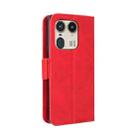 For Motorola Edge 50 Ultra / Moto X50 Ultra Skin Feel Calf Texture Card Slots Leather Phone Case(Red) - 3