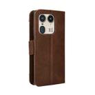 For Motorola Edge 50 Ultra / Moto X50 Ultra Skin Feel Calf Texture Card Slots Leather Phone Case(Brown) - 3