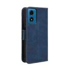 For Motorola Moto E14 / G04s / G24 Power Skin Feel Calf Texture Card Slots Leather Phone Case(Blue) - 3