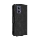 For Motorola Edge 2024 5G Skin Feel Calf Texture Card Slots Leather Phone Case(Black) - 3