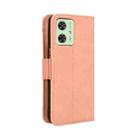 For Motorola Moto G64 5G / G64y 5G Skin Feel Calf Texture Card Slots Leather Phone Case(Pink) - 3