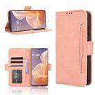 For Motorola Moto G85 5G / S50 Neo 5G Skin Feel Calf Texture Card Slots Leather Phone Case(Pink) - 1