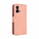 For Motorola Moto G85 5G / S50 Neo 5G Skin Feel Calf Texture Card Slots Leather Phone Case(Pink) - 3