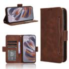 For Motorola Moto S50 5G / Edge 50 Neo Skin Feel Calf Texture Card Slots Leather Phone Case(Brown) - 1