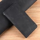 For Motorola Moto G35 5G Skin Feel Calf Texture Card Slots Leather Phone Case(Black) - 2