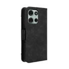 For Motorola Moto G75 5G Skin Feel Calf Texture Card Slots Leather Phone Case(Black) - 3